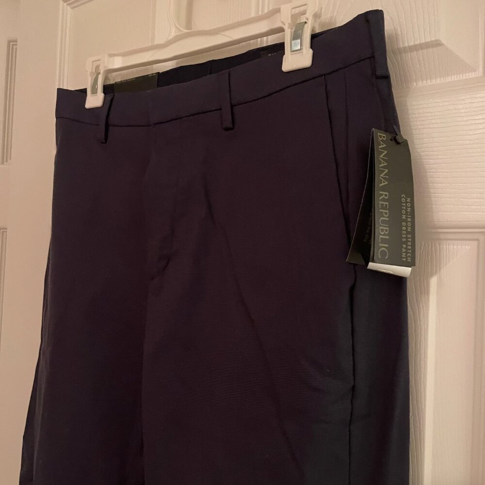 Navy Blue Banana Republic Men's Dress Pants